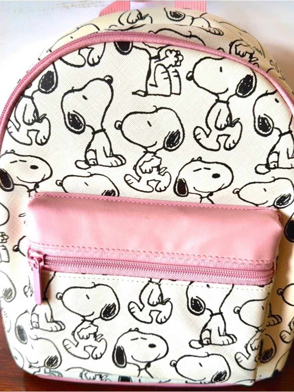 Hard to find Pink and white Snoopy All Over Small Backpack Brand New - Picture 10 of 10